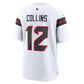 Nico Collins Game Jersey White 4