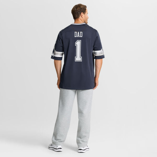 Number 1 Dad Game Jersey Navy 9