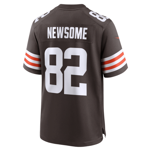 Ozzie Newsome Game Retired Player Jersey Brown 4