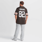 Ozzie Newsome Game Retired Player Jersey Brown 9