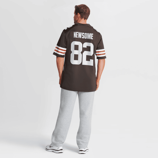 Ozzie Newsome Game Retired Player Jersey Brown 9