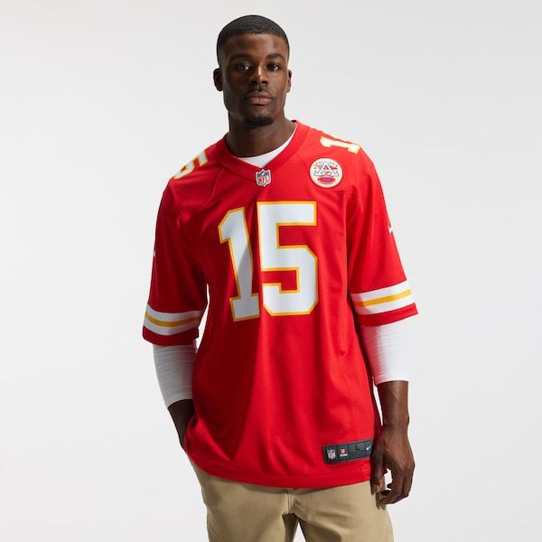 Patrick Mahomes Game Jersey Red 3