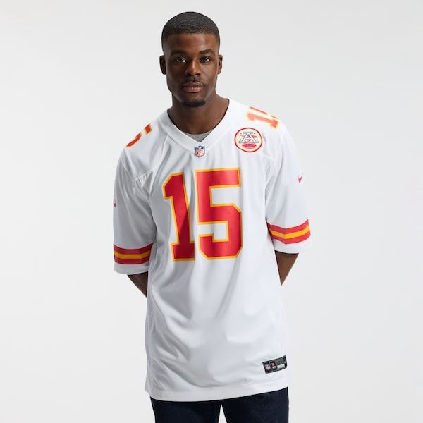Patrick Mahomes Game Jersey White 3