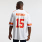 Patrick Mahomes Game Jersey White 4