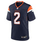 Patrick Surtain II Alternate Game Jersey Navy 3
