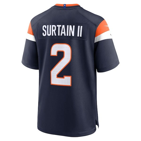 Patrick Surtain II Alternate Game Jersey Navy 4