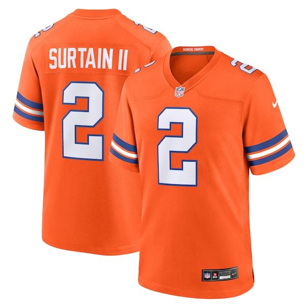 Patrick Surtain II Alternate Game Jersey Orange 2