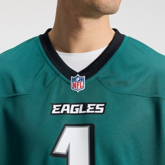 Custom Game Jersey Midnight Green 7