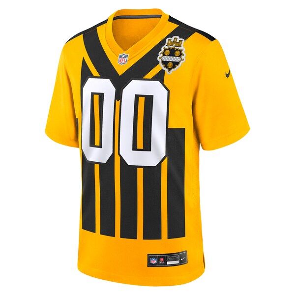 Alternate 1933 Throwback Game Custom Jersey Gold 3