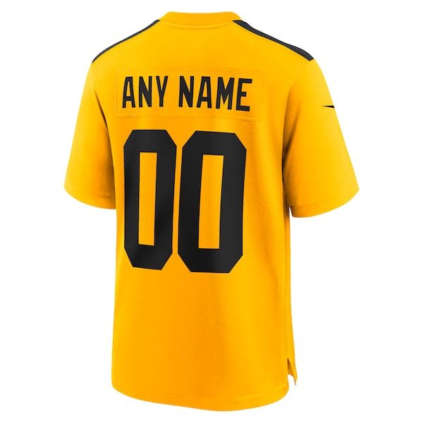 Alternate 1933 Throwback Game Custom Jersey Gold 4