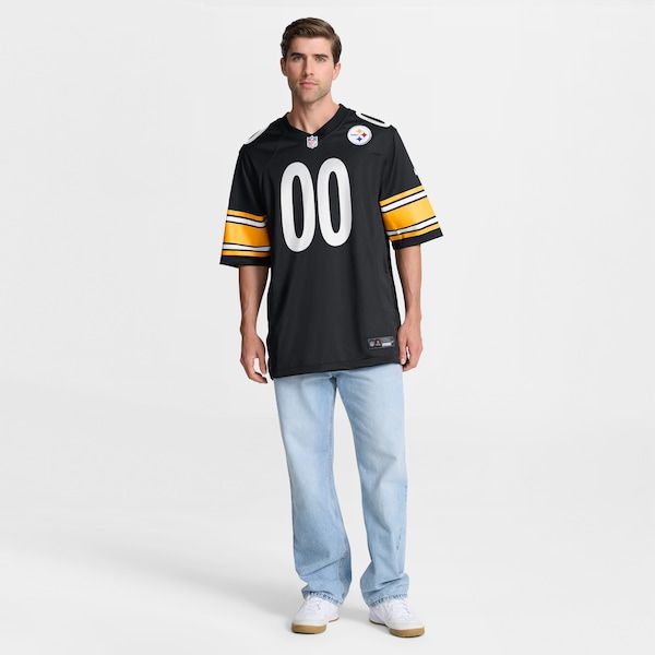 Custom Game Jersey Black 8