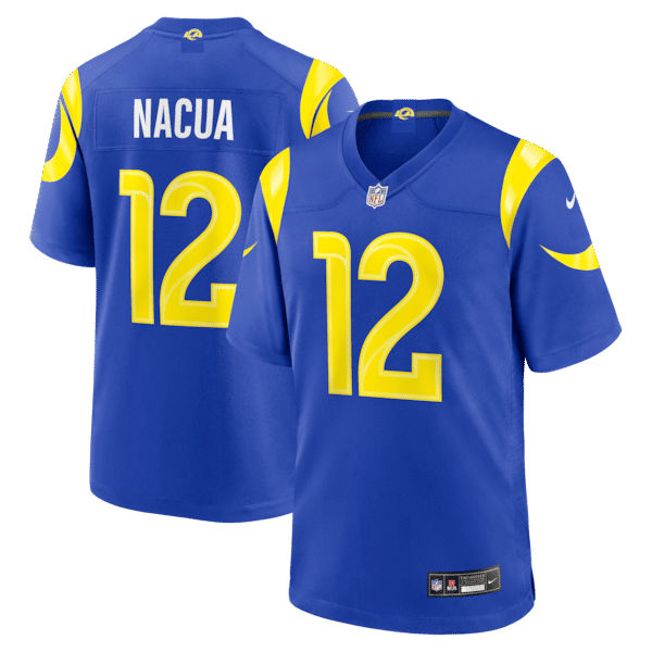 Puka Nacua Game Jersey Royal 2