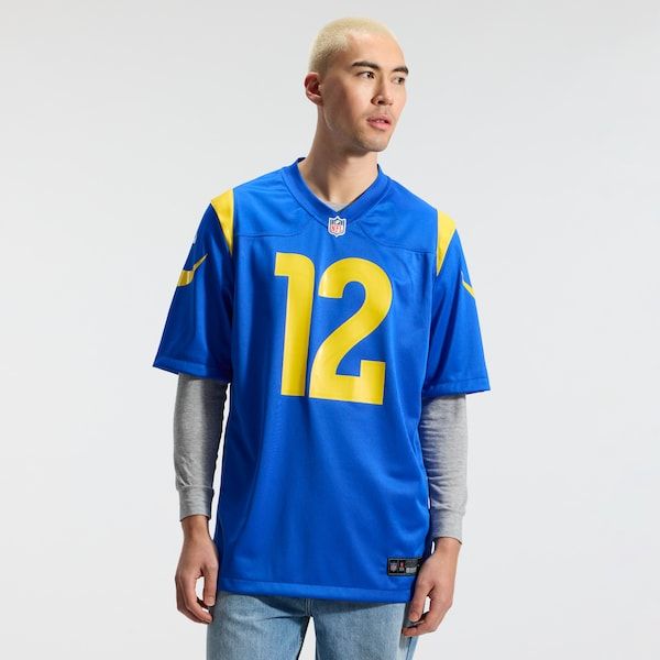 Puka Nacua Game Jersey Royal 3