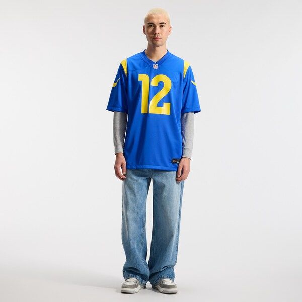 Puka Nacua Game Jersey Royal 5