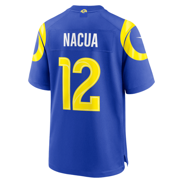 Puka Nacua Game Jersey Royal 8