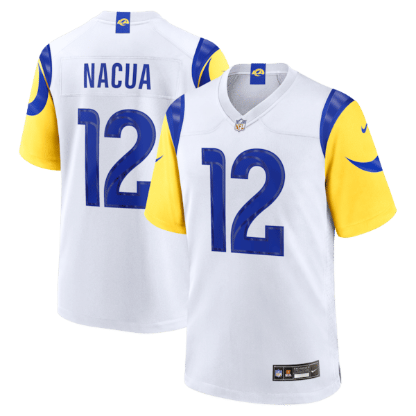 Puka Nacua Game Jersey White