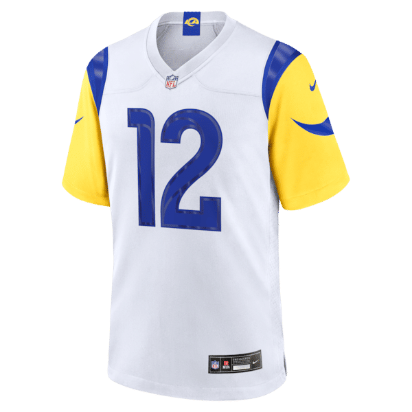 Puka Nacua Game Jersey White 3