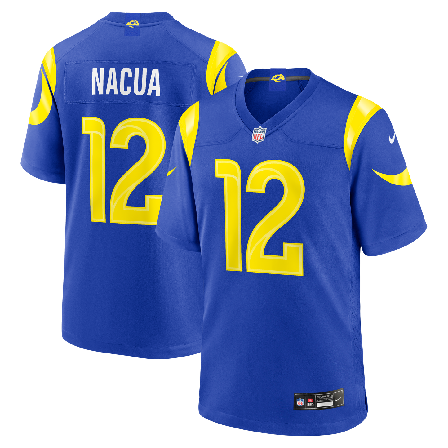 Puka Nacua Game Jersey White 6