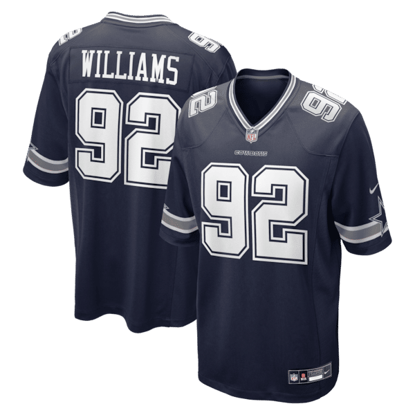 Quinnen Williams Game Jersey Navy 2