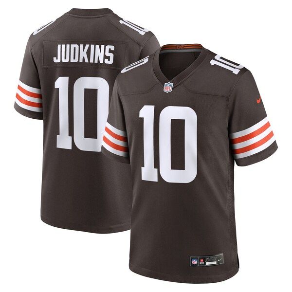 Quinshon Judkins 2025 NFL Draft Game Jersey Brown 2