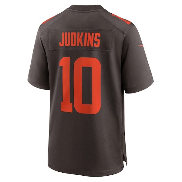 Quinshon Judkins Alpha Dawg Game Jersey Brown 4