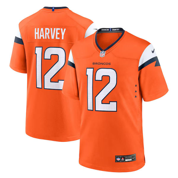 RJ Harvey Game Jersey Orange 2