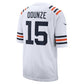 Rome Odunze Alternate Game Jersey White 4