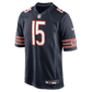 Rome Odunze Game Jersey Navy 3