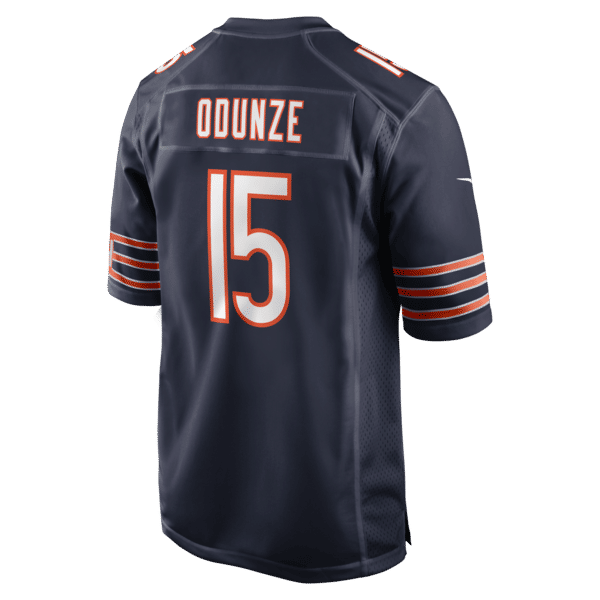 Rome Odunze Game Jersey Navy 4