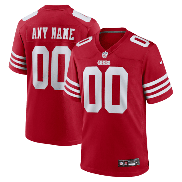 Custom Game Jersey Scarlet 2