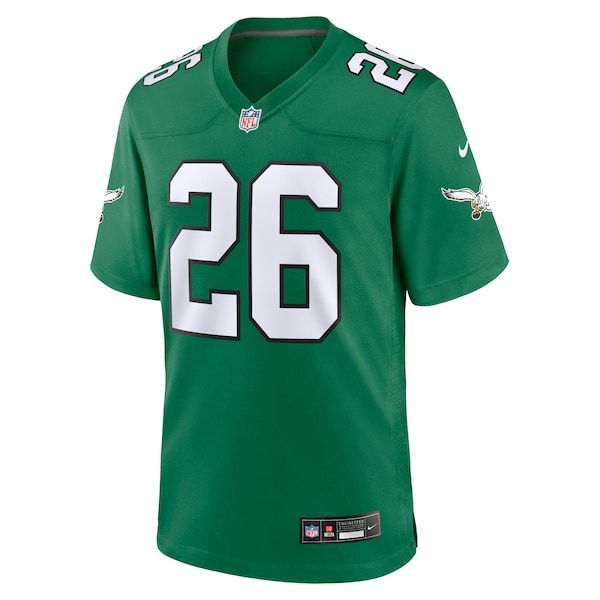 Saquon Barkley Alternate Game Jersey Kelly Green 3