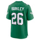 Saquon Barkley Alternate Game Jersey Kelly Green 4