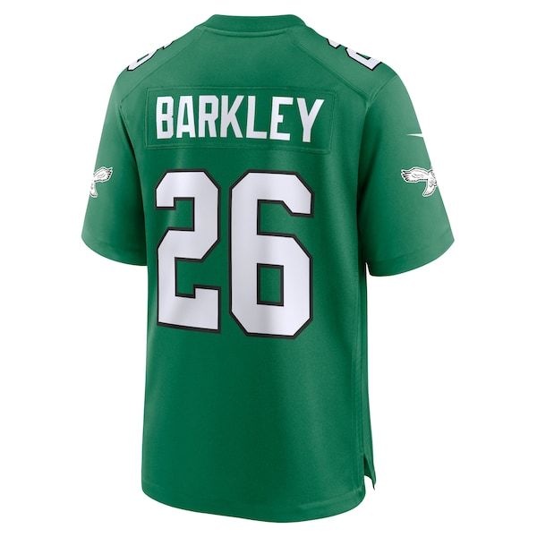 Saquon Barkley Alternate Game Jersey Kelly Green 4