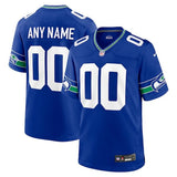 Throwback Custom Jersey Royal