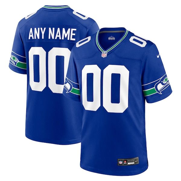 Throwback Custom Jersey Royal 2