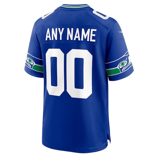 Throwback Custom Jersey Royal 4