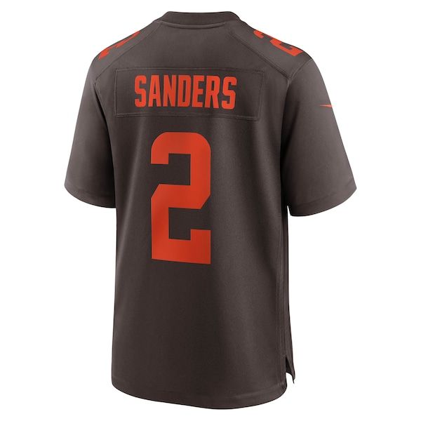 Shedeur Sanders Alternate Game Jersey Brown 4