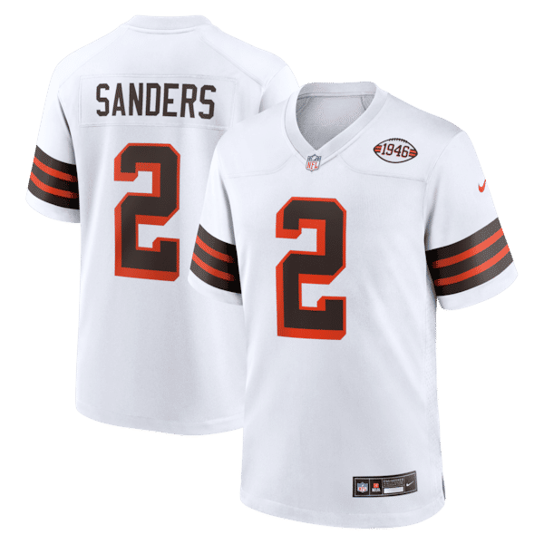 Shedeur Sanders Alternate Game Jersey White 2