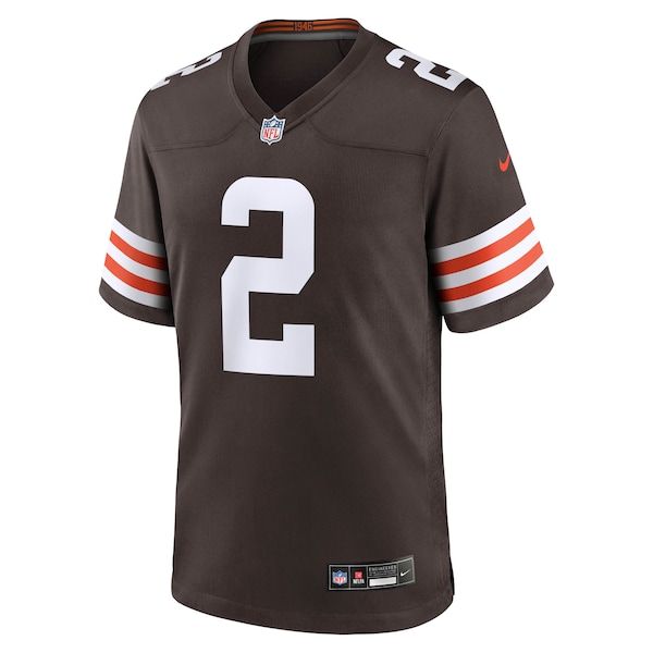 Shedeur Sanders Game Jersey Brown 3
