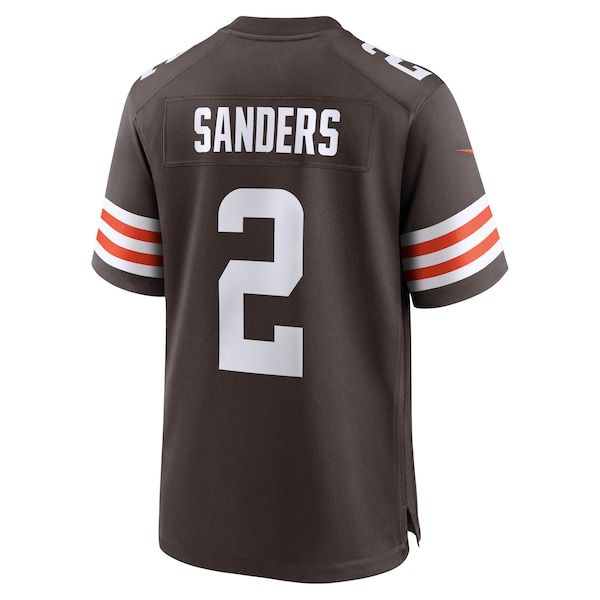 Shedeur Sanders Game Jersey Brown 4