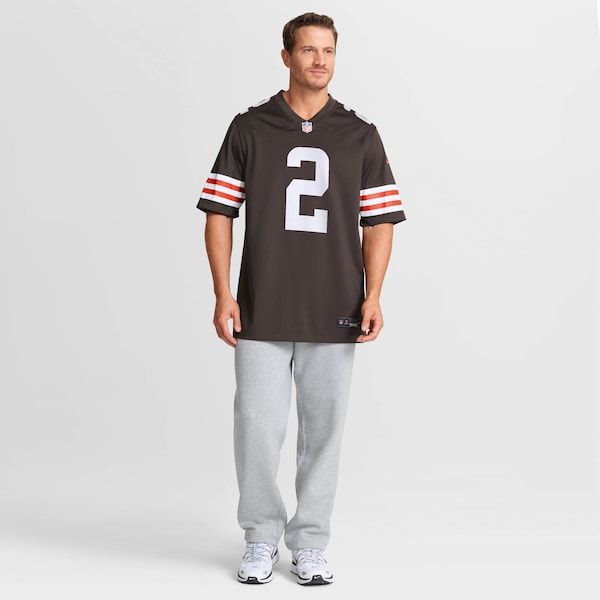 Shedeur Sanders Game Jersey Brown 5