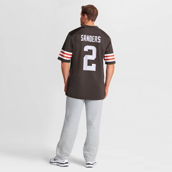 Shedeur Sanders Game Jersey Brown 6