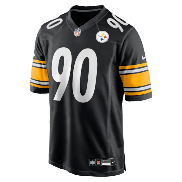 T.J. Watt Game Jersey Black 3