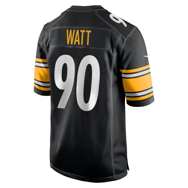 T.J. Watt Game Jersey Black 4