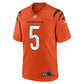 Tee Higgins Alternate Game Jersey Orange 3