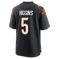 Tee Higgins Game Jersey Black 4
