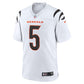 Tee Higgins Game Jersey White 3