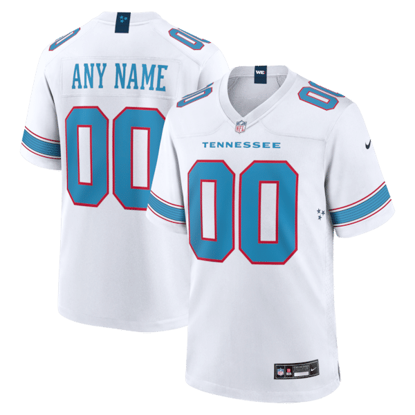 Custom Game Jersey White 2