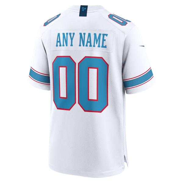 Custom Game Jersey White 4