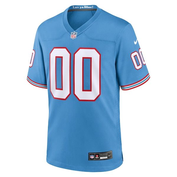 Throwback Custom Game Jersey Light Blue 3